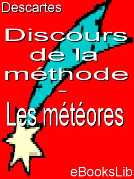 Title details for Discours de la méthode by René Descartes - Available
